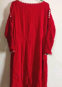 XXL Size Comfortable Embroidery Work Kurti