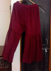 Maroon Kurta Set