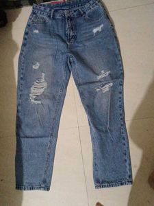 Ripped Blue Jeans