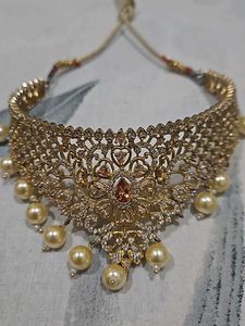 Pearl and Gold Jewelry Set