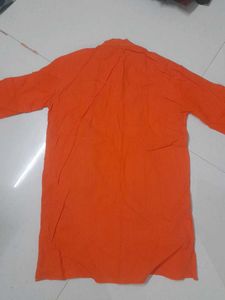 Orange Casual T-Shirt