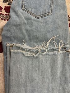 Light Blue Flared High Waist Denim Jeans