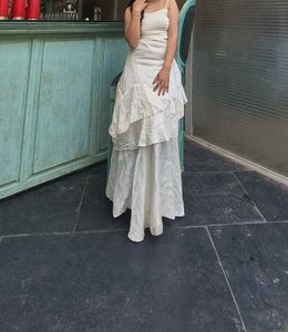 savana elegant White Dress