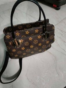 Vintage Brown Pattern Handbag