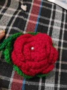 Red Rose Keychain