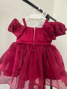 Burgundy / Wine red/ Maroon Sparkly Party Dress