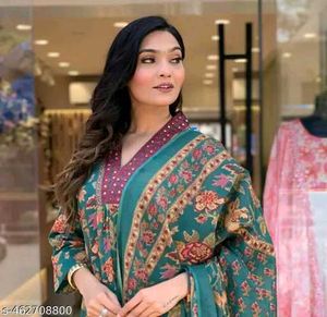 Kurta With Dupatta And Bottom wear