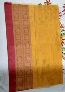 Mustard Yellow Silk Blend Blouse Piece