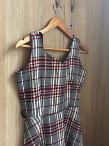 Checked Mini Dress