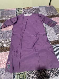 💜 Purple Party Wear Embroidered Suit 💜