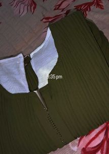 Olive Green Top