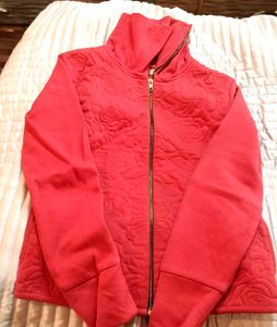 Lovely Warm Fleece High Neck Jacket