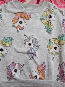 Unicorn Print Kids Sweatshirt