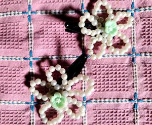 2 Handmade Clip Set Wd Earring
