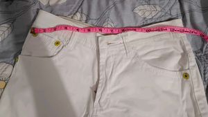 White Straight Leg Pants