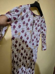 Floral Print Kurta