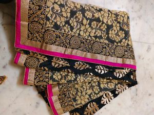 Beautiful Combination ❤️ Saree No Blouse