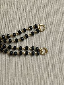 Black Beads - Small Stone Size
