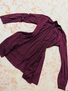 ZARA Maroon Shrug