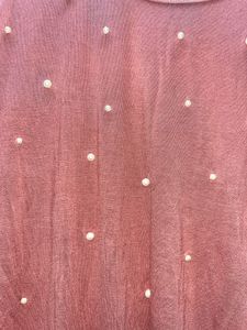 💗Cold Shoulder Pearl Embellished Top💗