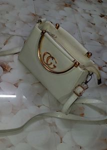 White Sling Bag