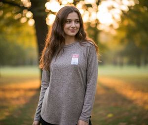 🩶🆕 BRAND NEW Heathered Long Sleeve knit Top