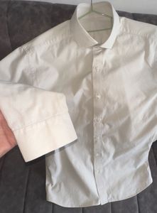 Men's Formal Beige Color Shirt