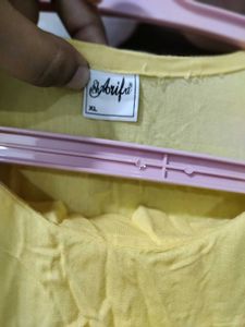 Yellow Embroidered Maxi Dress