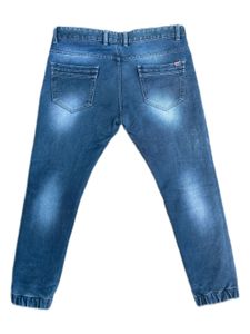 Ripped Denim Joggers