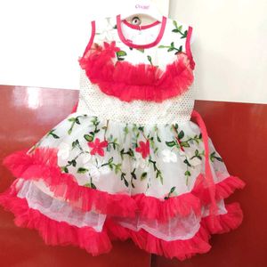 Girls Red Frock