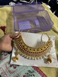 Zaveri Pearls Necklace Set