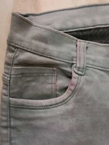 Grey Denim Jeans