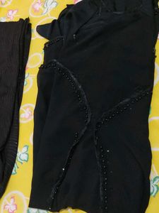 Black Embellished Abaya