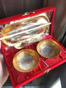 Gold Plated Dinnerware Set