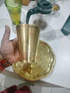 Brass Pooja Thali Set Fix Price