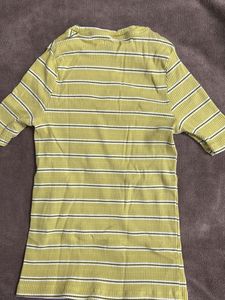 Striped Olive Top