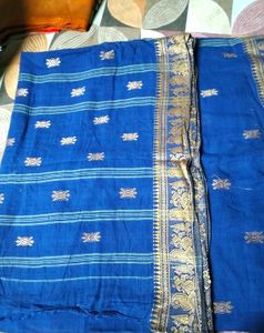 Elegant Blue Saree