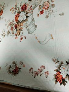 Floral Bedsheet Single Bed Imported