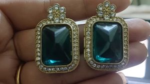 Emerald Gemstone Earrings