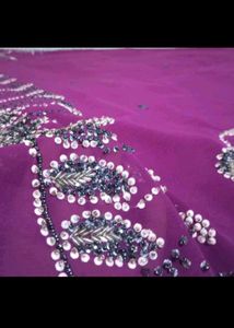 hand work saree...