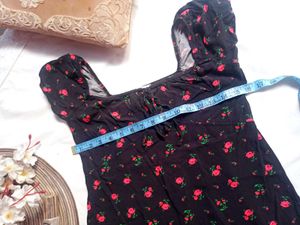 Very Beautiful Subdued Floral Print Dress