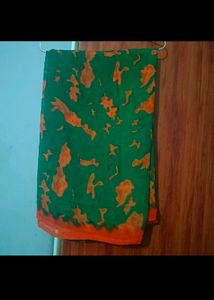 🦚🧡💚 Modern Look Saree