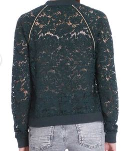 Vero Moda Zip-Front Lace Jacket