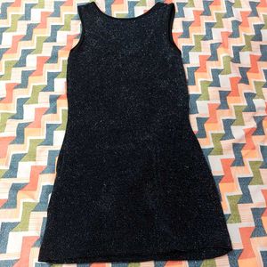Sparkly Black Mini Dress