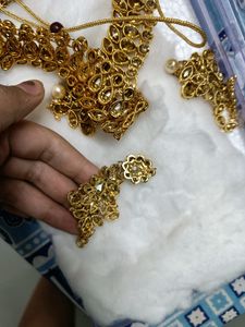 Gold Plated Heavy Jewellery Set