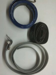 ⌛ Blue, Black, Silver Shiny Belt ⌛