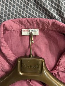 Pink Button-Down Dress