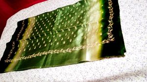 Green  silk saree