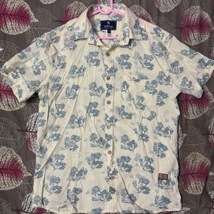 Floral Print Short Sleeve Shirt