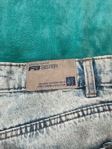 Light Blue Jeans Straight Fit